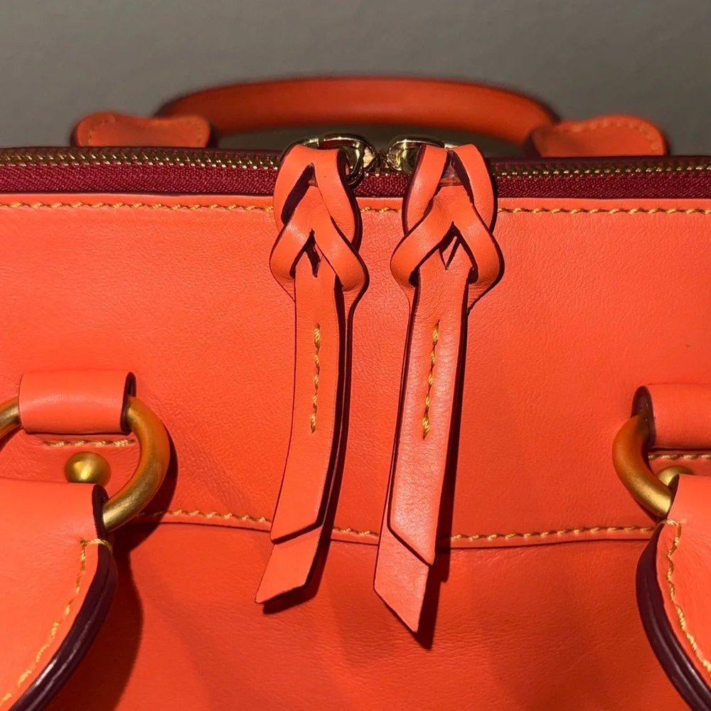 Dooney & Bourke Camden Salmon Florentine Italian Leather NWT  RARE! HTF - Picture 8 of 15